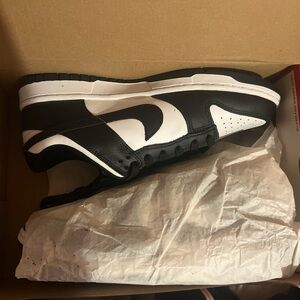 Nike Black and White Dunks Low-Top